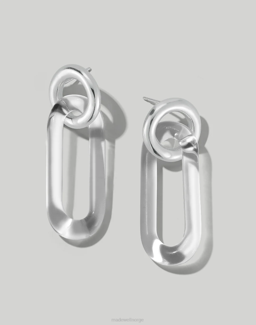 Madewell smykker klar kvinner jane d'arensbourg sirkel ovale øredobber 260F1459