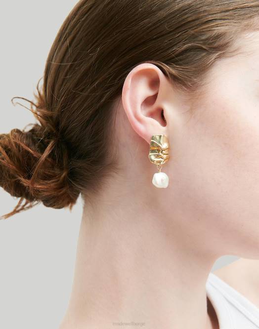 Madewell smykker messing kvinner odette fender med perleøreringer 260F2047