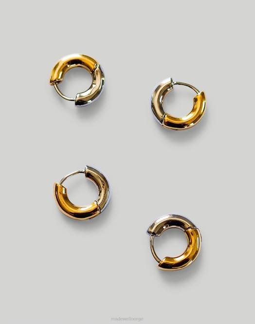 Madewell smykker multi kvinner abcrete & co. gemini duo huggies 260F1455