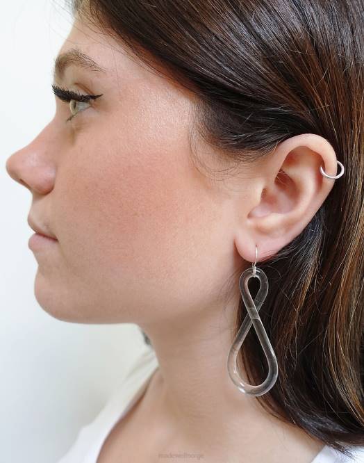 Madewell smykker én farge kvinner jane d'arensbourg klare vri øredobber 260F1477