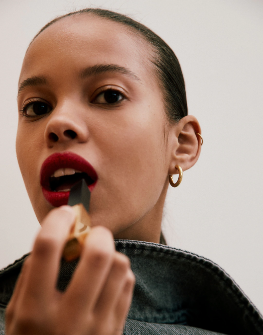 Madewell smykker polert sølv kvinner tykke ringøredobber 260F890