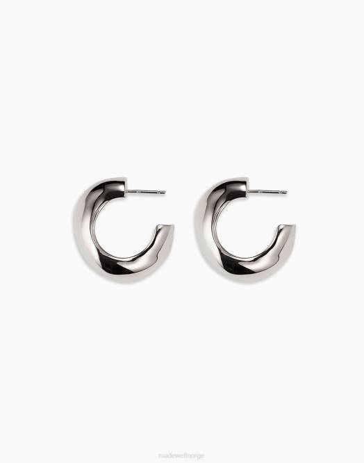 Madewell smykker sølv kvinner agmes celia hoops 260F1173