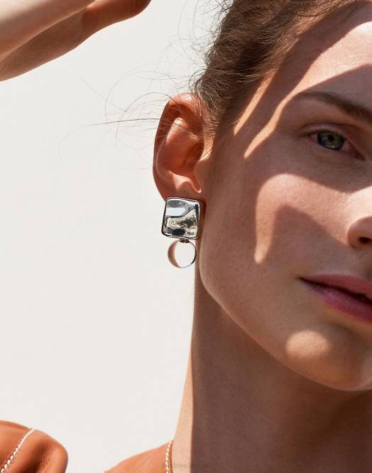 Madewell smykker sølv kvinner agmes luca øredobber 260F1175