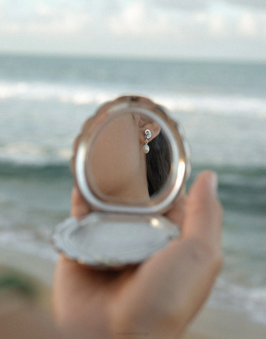 Madewell smykker sølv kvinner muns aurea øredobber 260F1991