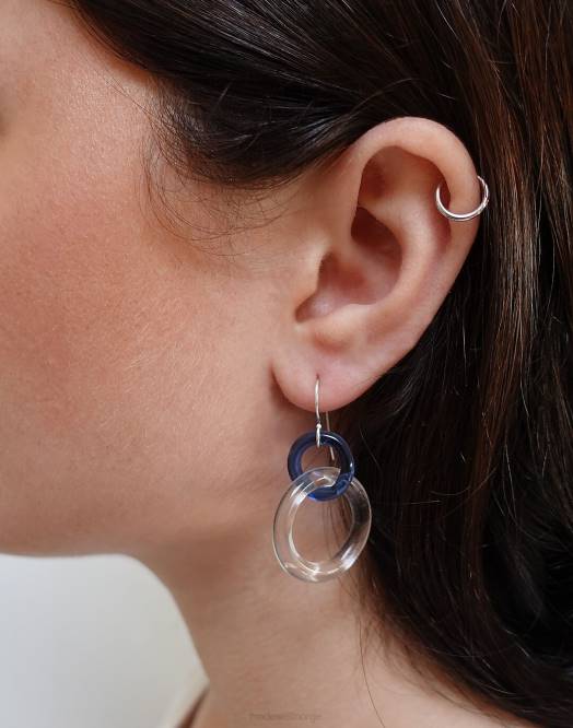 Madewell smykker syrin kvinner jane d'arensbourg øredobber med doble bøyler 260F1464