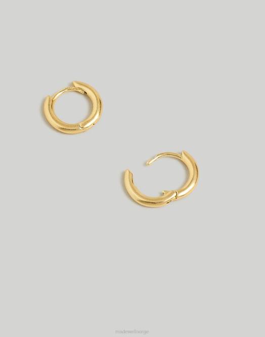 Madewell smykker vintage gull kvinner tynne huggie hoop øredobber 260F906