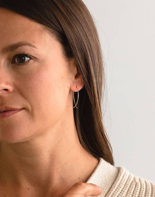 Madewell tilbehør gull kvinner sheena marshall smykker valmue øredobber 260F1439