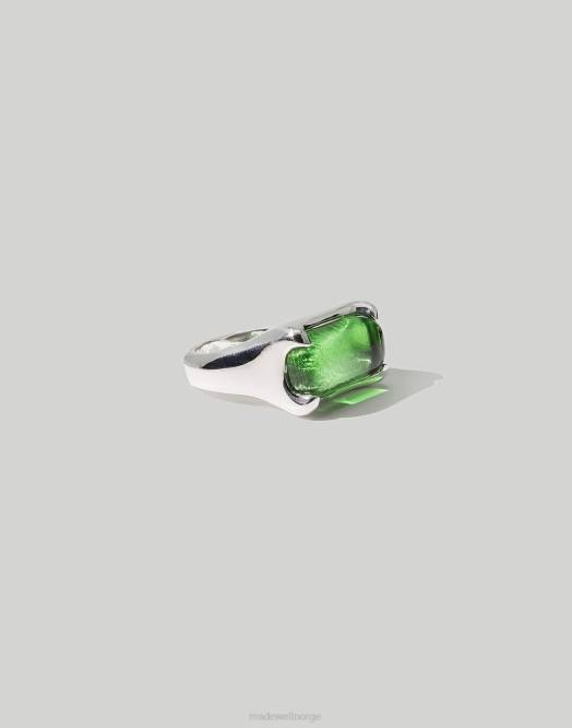 Madewell smykker grønn kvinner kled prisme ring 260F1809