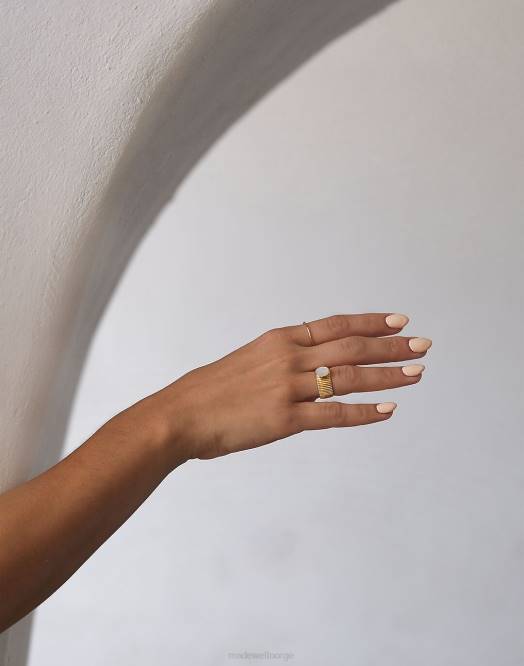Madewell smykker gull kvinner muns rotonda ring 260F1988