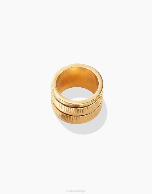 Madewell smykker gull kvinner soko meta spinner ring 260F2266