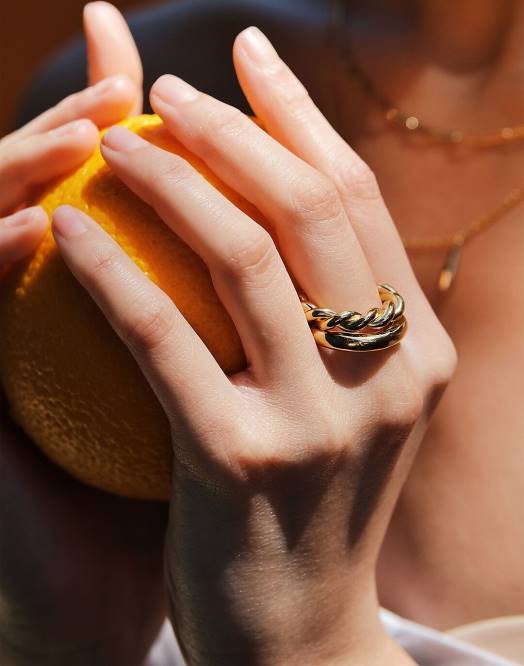 Madewell smykker gull kvinner soko uzi stableringer 260F2262