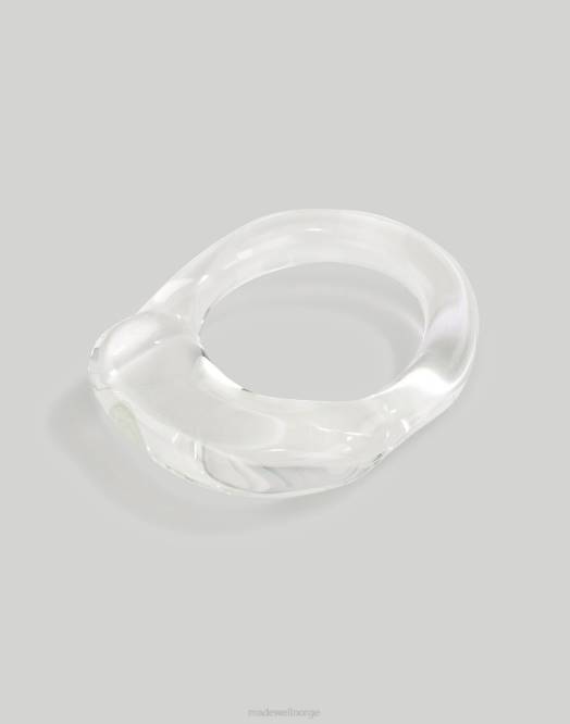 Madewell smykker én farge kvinner jane d'arensbourg klart glass tykt bånd 260F1474