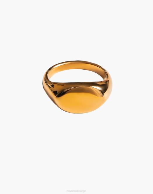 Madewell tilbehør gull kvinner tseajewelry press pinky ring 260F1287