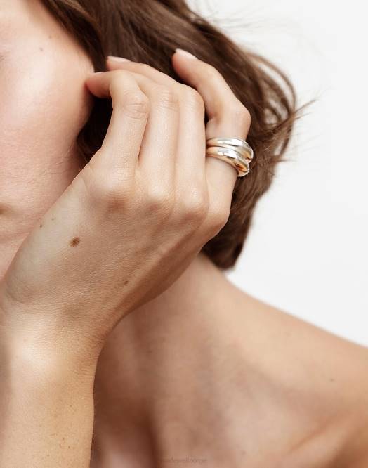 Madewell tilbehør sølv kvinner maslo smykker mini kuppelring sterling 260F1885