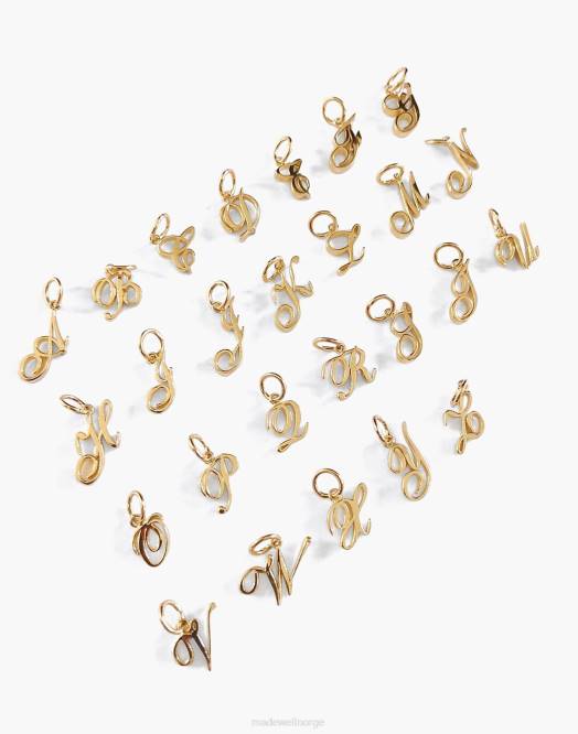 Madewell smykker bokstaven A kvinner kinn kjærlighetsbrev sjarm anheng 260F1749