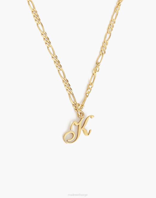 Madewell smykker bokstaven A kvinner kinn kjærlighetsbrev sjarm anheng 260F1749
