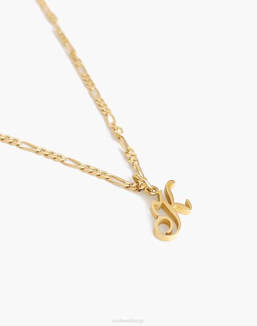 Madewell smykker bokstaven A kvinner kinn kjærlighetsbrev sjarm anheng 260F1749