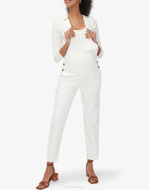 Madewell tilbehør hvit kvinner hatch collection denim barseloverall 260F1435