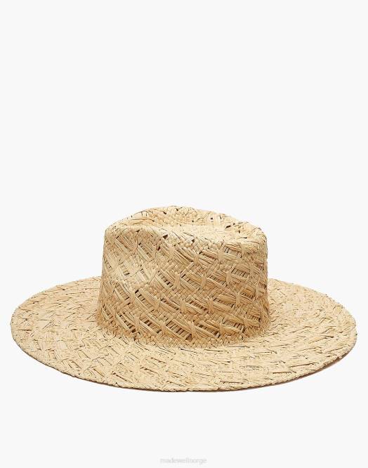 Madewell tilbehør svart kvinner wyeth suki stråhatt 260F2420