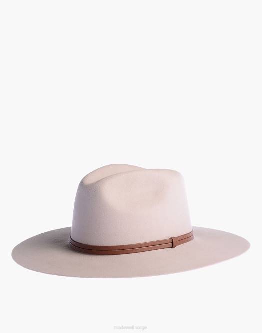 Madewell tilbehør taupe kvinner asn ullfilt sahara bredbremmet lue 260F1247
