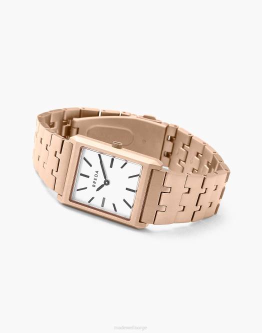 Madewell tilbehør Rose gull kvinner breda virgil armbåndsklokke i metall 260F1136