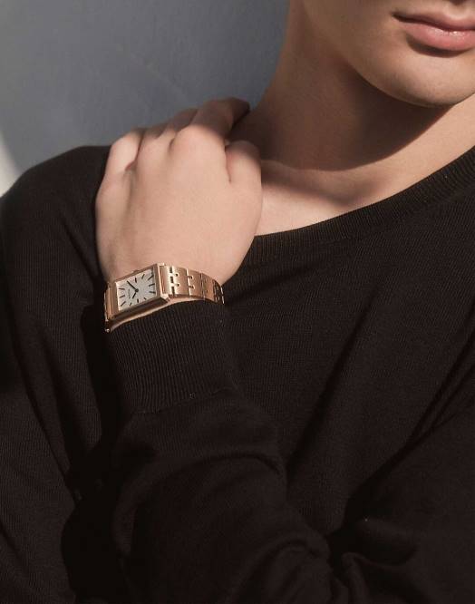 Madewell tilbehør Rose gull kvinner breda virgil armbåndsklokke i metall 260F1136