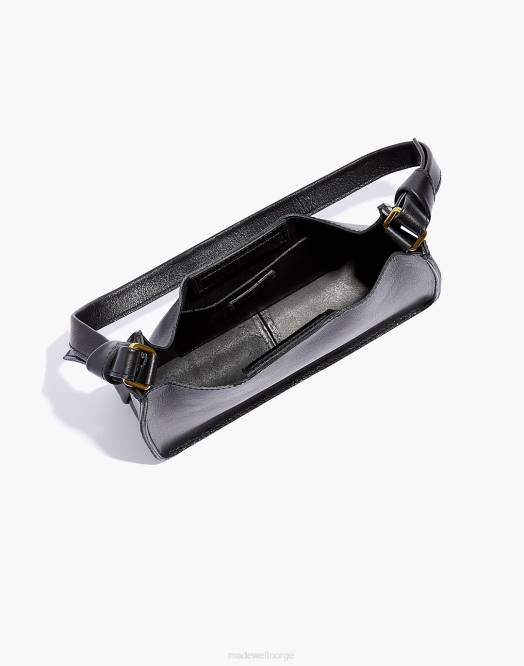 Madewell tilbehør ekte svart kvinner sydney hobo bag 260F715