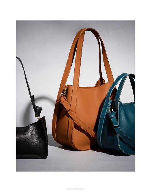 Madewell tilbehør ekte svart kvinner sydney hobo bag 260F715