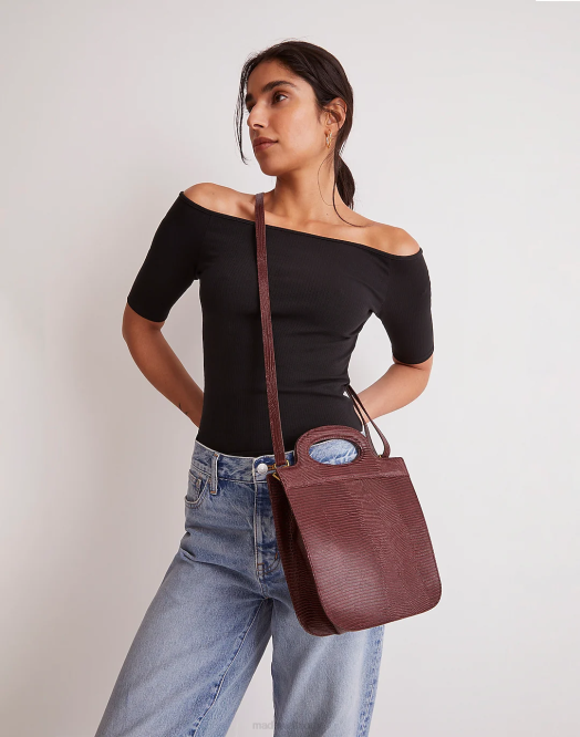 Madewell tilbehør mørk cabernet kvinner den vekslende crossbody-vesken 260F664