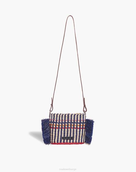 Madewell tilbehør multi kvinner aaks raffia hana mini stripe bag 260F1167