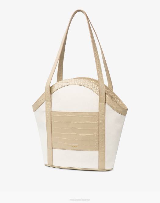 Madewell tilbehør naturlig kvinner sancia the chione tote 260F2204