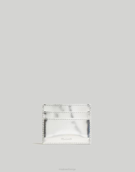 Madewell tilbehør sølv kvinner skinnkortvesken 260F702