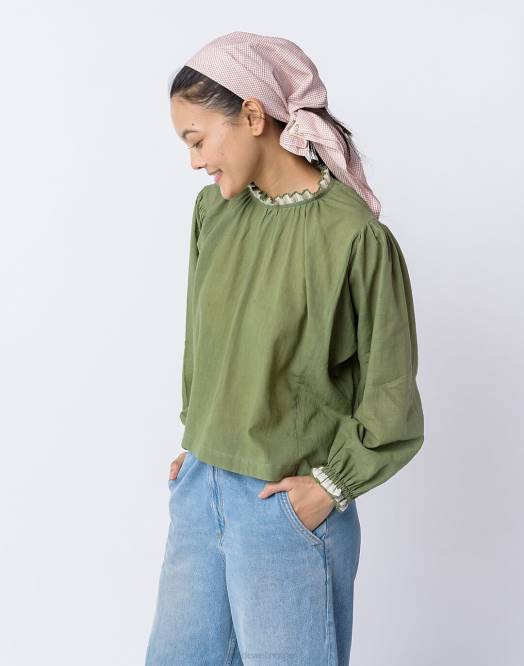 Madewell tilbehør hvit kvinner world of crow gingham rutete bomullsbandana 260F2415