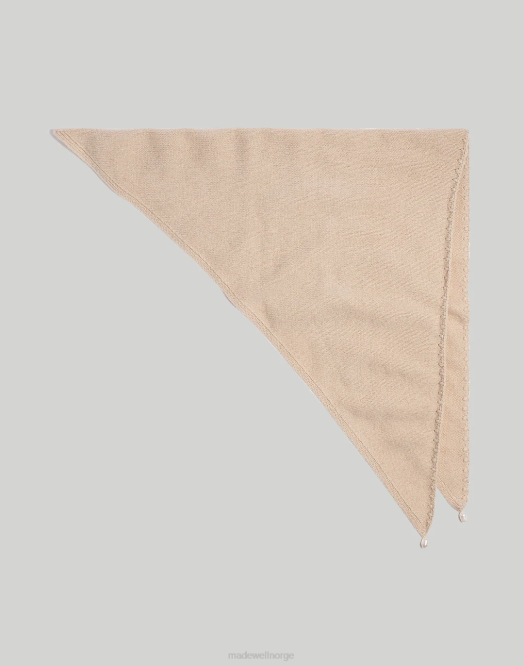 Madewell tilbehør lyng beige kvinner donni pearl (ressurs) cashmere-merino-bandana 260F1001