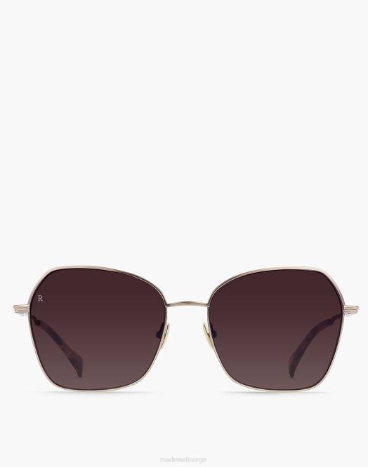 Madewell tilbehør elfenben hvit kvinner raen zhana solbriller 260F2137