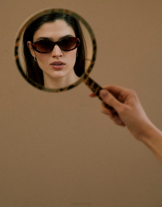 Madewell tilbehør marsipan kvinner russell ovale solbriller 260F1029