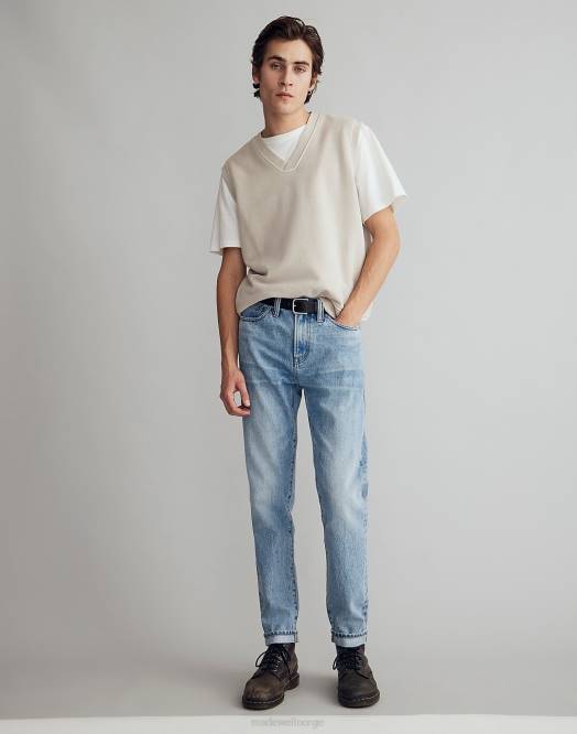 Madewell klær almway vask menn avslappede jeans med smal kant 260F172