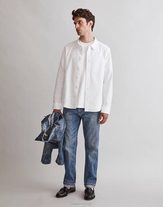 Madewell klær barrington vask menn 1991-jeansen med rett ben 260F137