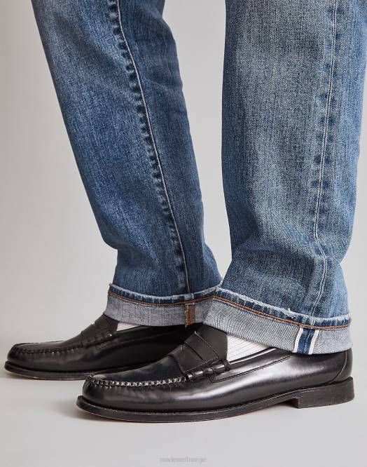 Madewell klær barrington vask menn 1991-jeansen med rett ben 260F137