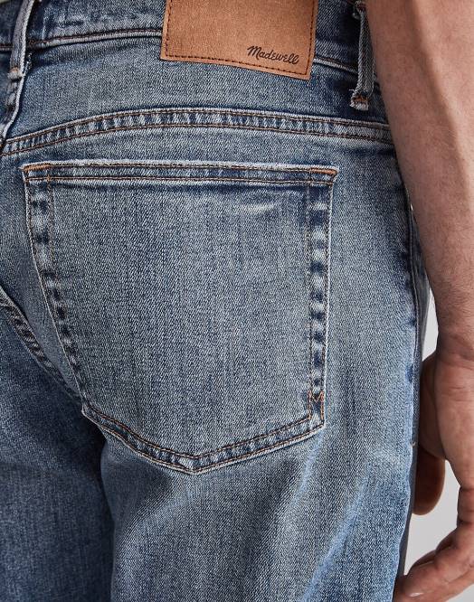 Madewell klær barrington vask menn 1991-jeansen med rett ben 260F137