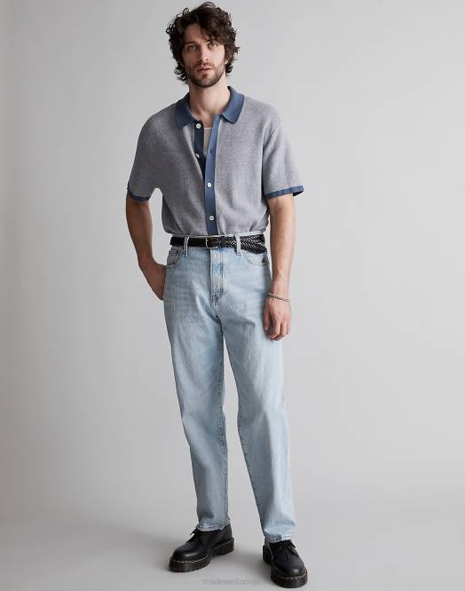Madewell klær becklow vask menn vintage rette jeans 260F145