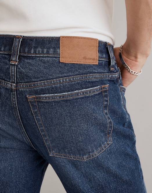 Madewell klær cambridge vask menn jeansen med rette ben fra 1991 260F132