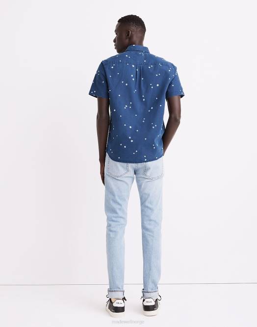 Madewell klær easson vask menn smale selvedge jeans 260F199