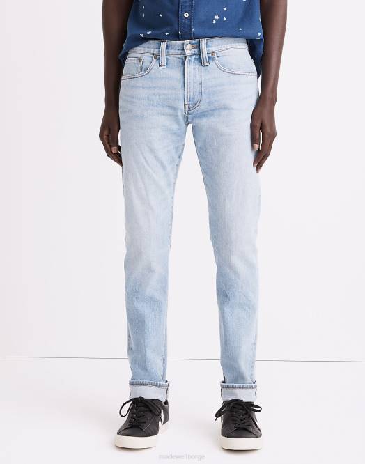 Madewell klær easson vask menn smale selvedge jeans 260F199