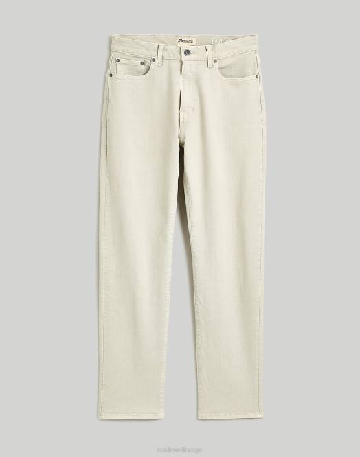 Madewell klær fjærgrå menn 1991 plaggfarget jean med rett ben 260F131