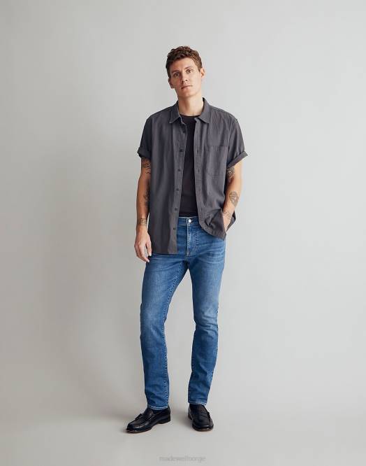 Madewell klær haldon vask menn atletiske slim jeans 260F149