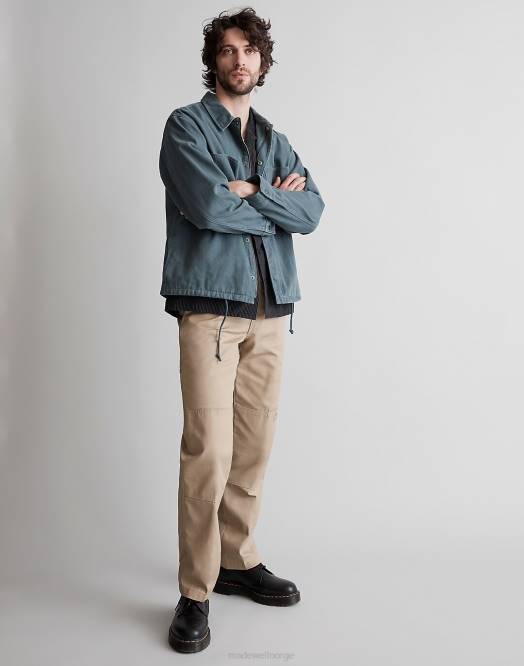 Madewell klær hvit marmor menn dickies flat front doble kne bukser 260F468