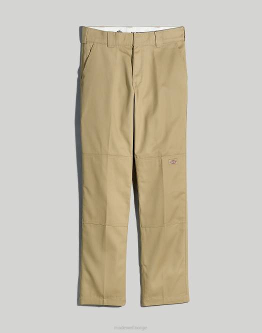 Madewell klær hvit marmor menn dickies flat front doble kne bukser 260F468