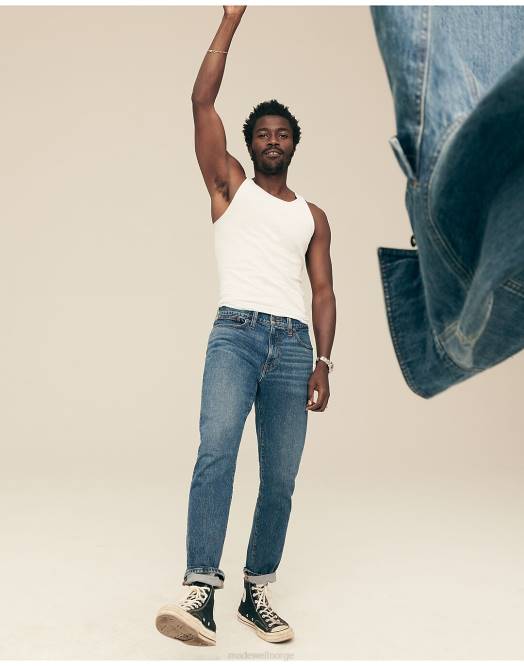 Madewell klær lyford vask menn atletiske slim jeans 260F616
