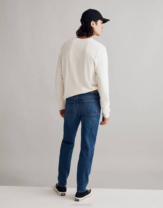 Madewell klær lyford vask menn avslappede taper jeans 260F177